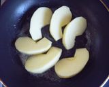 大人のおやつ♪りんごソテーヨーグルトかけ作り方2写真