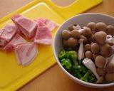 甘麹と醤油で、簡単ぶたしめじ炒め作り方1写真