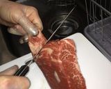 柔らか絶品塩麹タレ付焼肉パーティ肉捌き方作り方3写真