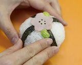 桜見に行楽弁当✿お花のおにぎり✿作り方4写真