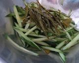 春味 桜葉と胡瓜の酢の物作り方4写真