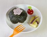 桜見に行楽弁当✿お花のおにぎり✿作り方5写真