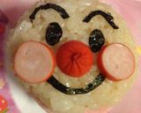 キャラ弁に〜ハンバーガー風なアンパンマン作り方5写真