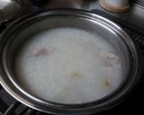 もち米で、鶏と生姜の中華風お粥作り方4写真