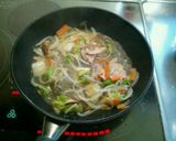 低たんぱく&減塩★くずきりあんかけ焼そば作り方5写真