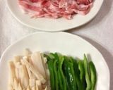 簡単☆筍・焼肉のたれで☆チンジャオロース作り方1写真