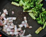 焼きブロッコリーとベーコンの旨味玉子和え作り方4写真