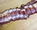 簡単 青梗菜とブロックベーコンの中華炒煮作り方1写真