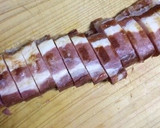 簡単 青梗菜とブロックベーコンの中華炒煮作り方1写真