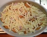 簡単☆ポテトとウィンナーのグラタン風♪作り方5写真