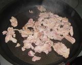 [簡単]蕨と筍と鶏肉の煮物作り方1写真