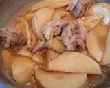 筍と鶏肉の煮物❀作り方4写真
