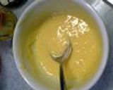 一人分のもっちもちホットケーキ作り方2写真
