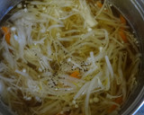 たっぷり野菜の中華風かきたま汁作り方1写真