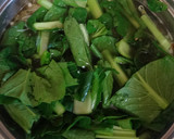 たっぷり野菜の中華風かきたま汁作り方2写真
