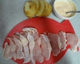 簡単！鶏肉の明太マヨ焼きアボガド乗っけ作り方1写真