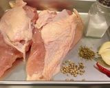 若鶏胸肉の炊飯器で加熱。使ってコンフィ作り方1写真