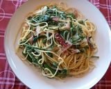 コゴミと新タマネギde春パスタ～♪作り方6写真