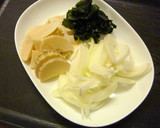 牛肉と筍とわかめの胡麻風味炒め作り方4写真