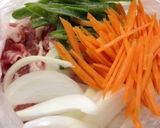 野菜たっぷり生姜焼き作り方1写真