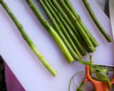 アスパラみそパリパリ焼き♪作り方1写真