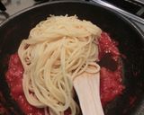 お一人ランチ！コチュジャンでアラビアータ作り方4写真