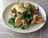 塩麹でやわらか胸肉炒め作り方5写真