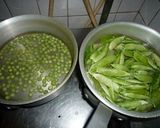 発芽玄米で炊く豆ごはん　京都カフェ作り方3写真