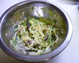 筍姫皮の胡麻和え作り方3写真
