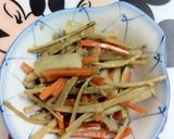 レンゴン、ごぼう、にんじんのきんぴら作り方3写真