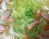 新玉ねぎ・春キャベツで☆スープパスタ作り方4写真