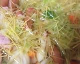新玉ねぎ・春キャベツで☆スープパスタ作り方5写真