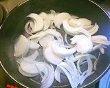 フライパン1つで油未使用☆牛玉ねぎ炒め煮作り方1写真