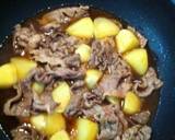 フライパンで簡単☆牛肉のガリバタ醤油煮☆作り方3写真