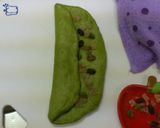 コロコロ♬甘納豆入り抹茶ミニキューブパン作り方5写真