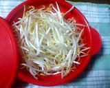 ストック用・電子レンジで蒸しもやし。作り方1写真