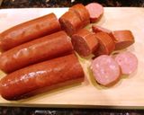食べる　チキン、ソーセージ　スープ作り方3写真