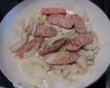 玉ねぎとフランクフルトの♥トマト煮込み作り方2写真