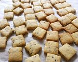 さらに香ばしい♪黒ごマヨチーズクッキー作り方7写真