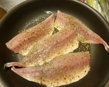 ♪あじのイタリアンハーブ焼きサラダ盛り作り方1写真