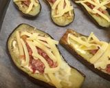 なすのコンビーフとチーズのせ焼き作り方5写真
