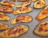 なすのコンビーフとチーズのせ焼き作り方6写真