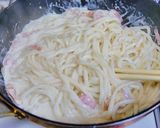 *簡単♪全卵DE☆カルボナーラうどん*作り方3写真