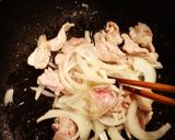 豚の生姜醤油パスタ作り方5写真