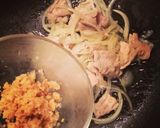 豚の生姜醤油パスタ作り方6写真