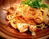 豚の生姜醤油パスタ作り方10写真