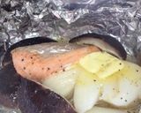 簡単！サーモンと白身魚のホイル焼き♡作り方4写真