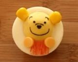 キャラ弁おかず・ゆで卵で＊プーさん作り方5写真