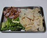たけのことアスパラの豆腐グラタン作り方1写真