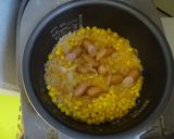 炊飯器であっという間にウィンナーピラフ作り方3写真